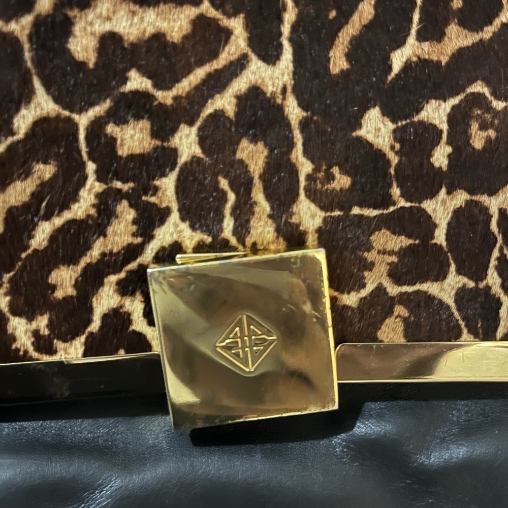 Antonio Melani Animal Print Leather Hsndbag - Picture 8 of 9